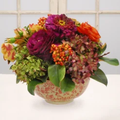 MIX FLORAL IN LONGLIFE BOWL (WHD023-MI)