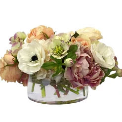 Mix Floral in Open Cylinder 9.5"