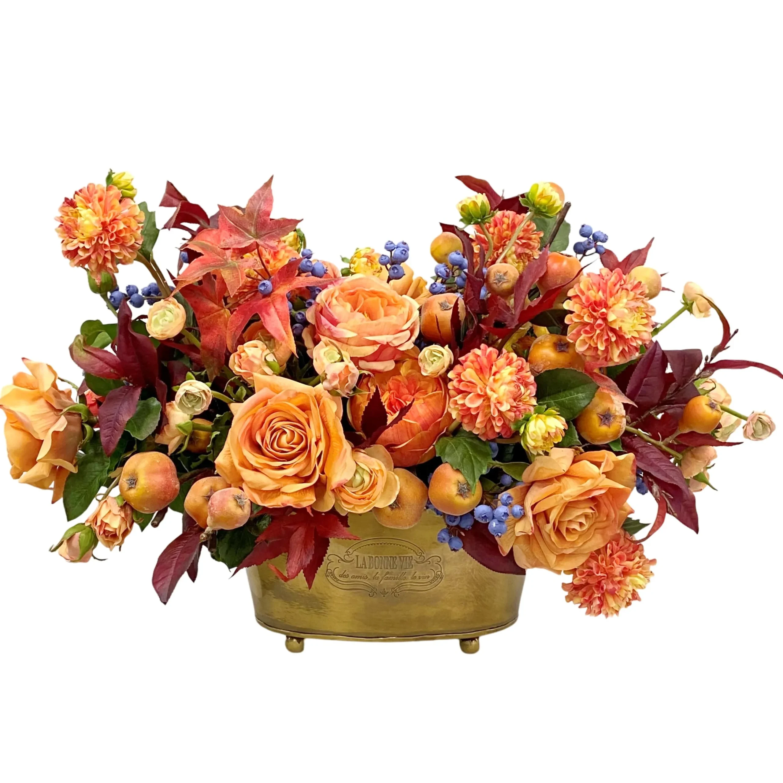 Mix Floral in Oval Planter 24"