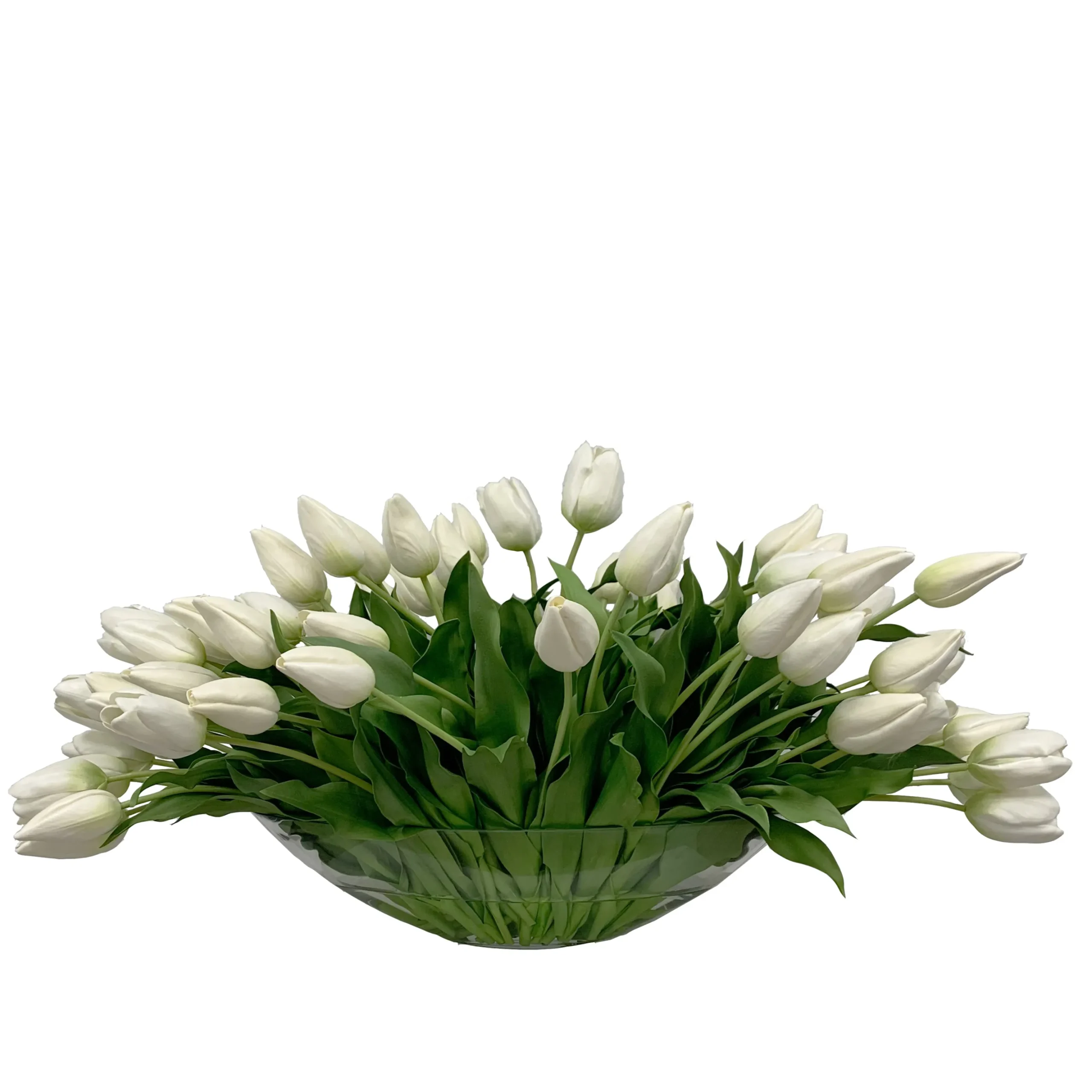Mix in Tulip Oval Glass 19"