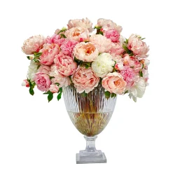 Mix Peony in Cut Glass