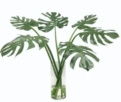 MULTI MONSTERA IN VASE 31"