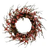Peach Blossom Wreath 24"