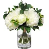 Peony Bouquet in Vase 16"
