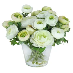 RANUNCULUS IN GLASS 10"