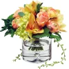 Ranunculus Orchid Bouquet in Vase 8"