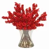 Red Berry in Concaved Vase 17"