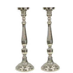 RIBBED CANDLE HOLDER 17'' (Set of 2)