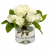 Rose Bouquet in Vase 8"