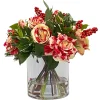 Rose in Glass 15"