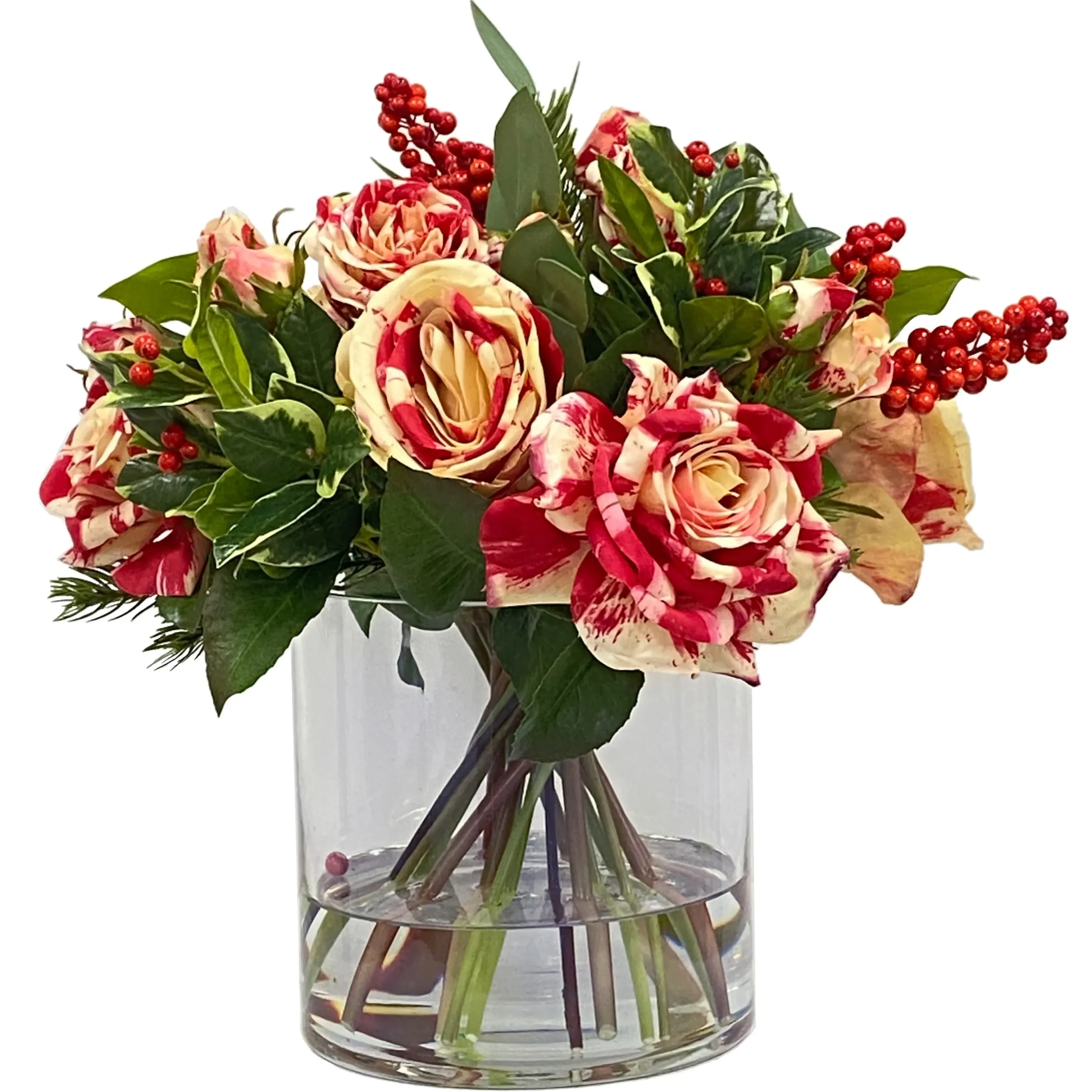 Rose in Glass 15"