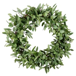 Seeded Eucalyptus Wreath 30"