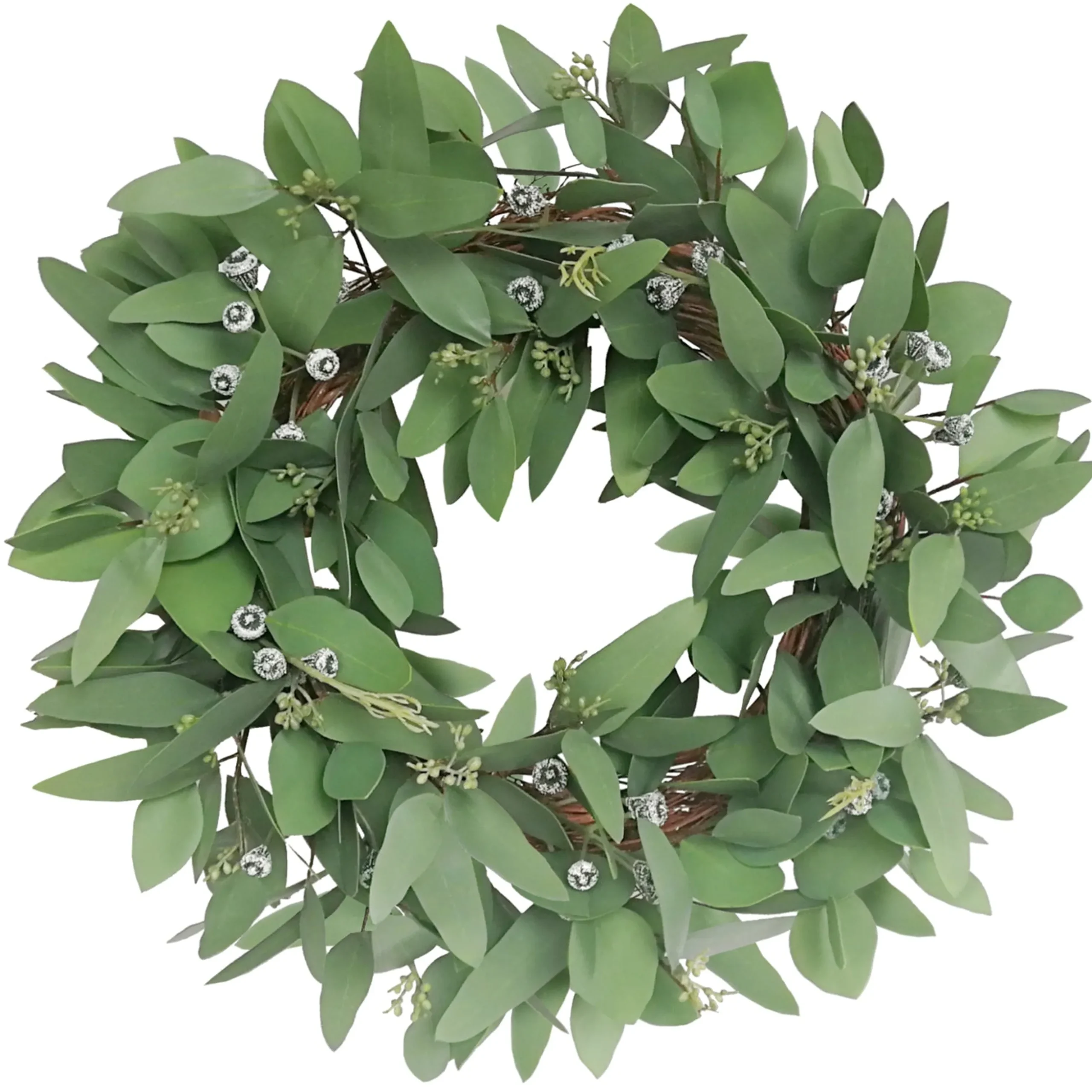 Seeded Eucalyptus Wreath 20"
