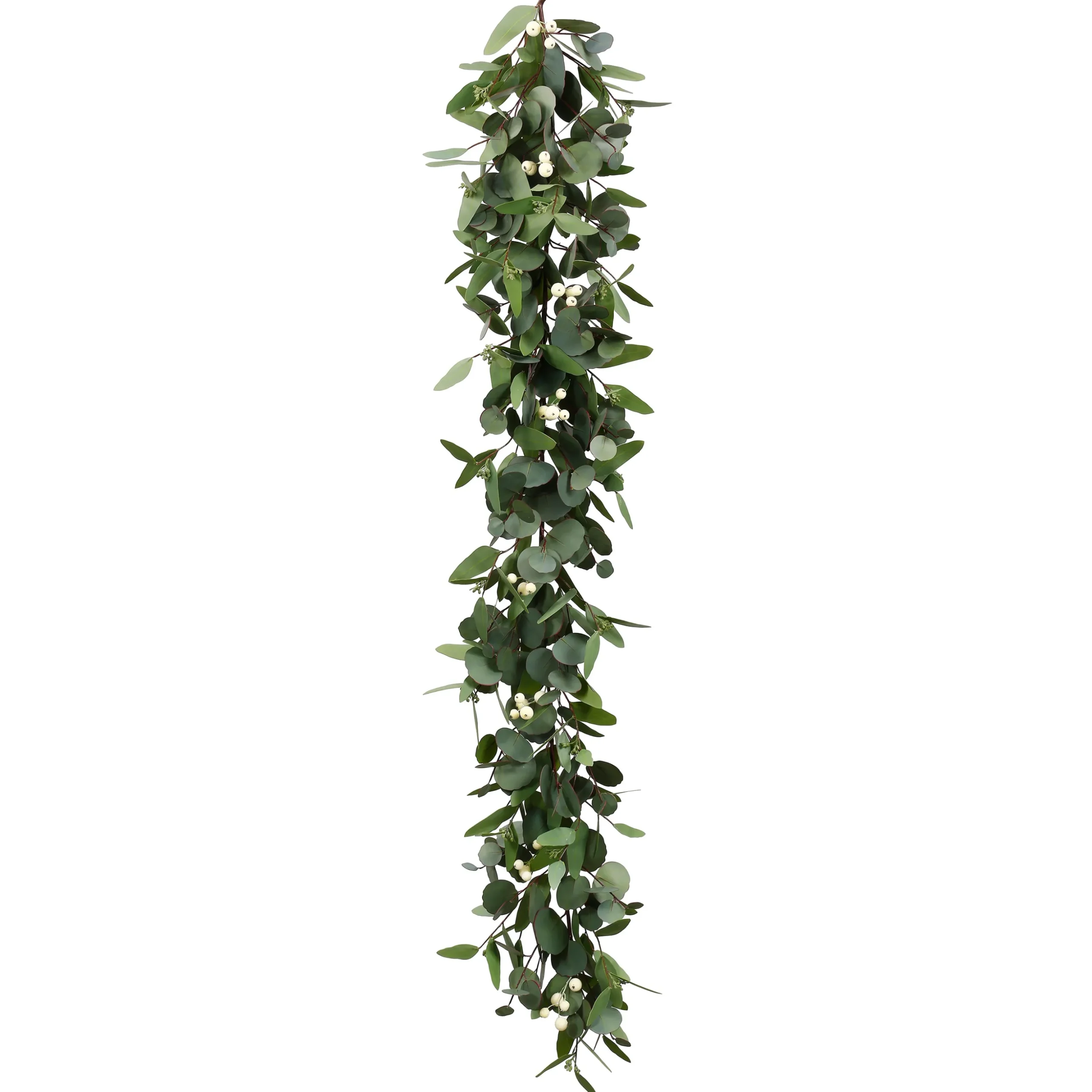 Seeded Round Eucalyptus Garland 5-ft