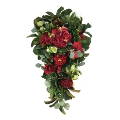 Teardrop Hydrangea & Amaryllis 36"