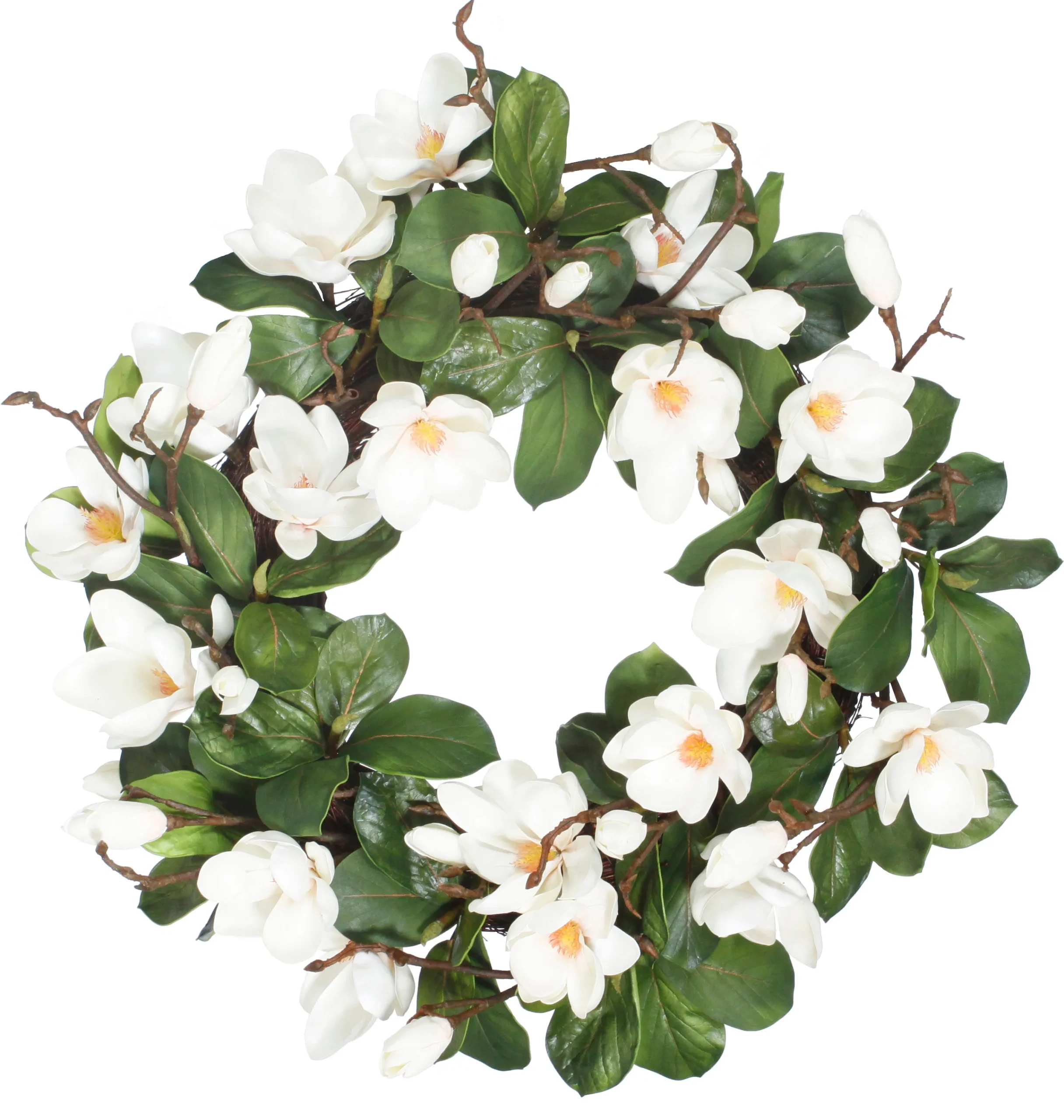 Tree Magnolia Leaf Wreath 24"