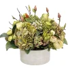 Tropical Centerpiece in Round Tray 16"