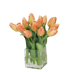 Tulips in Vase 13"