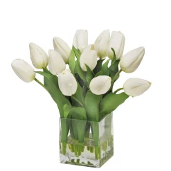 Tulips in Vase 13"