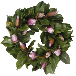 WREATH MAGNOLIA BUD 24"